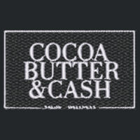 Black Beanie - Cocoa Embroidery Design