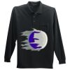 Long Sleeve Silk Touch Polo with Pocket Thumbnail