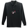 Long Sleeve Silk Touch Polo with Pocket Thumbnail