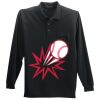 Long Sleeve Silk Touch Polo with Pocket Thumbnail