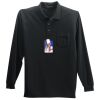 Long Sleeve Silk Touch Polo with Pocket Thumbnail