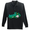 Long Sleeve Silk Touch Polo with Pocket Thumbnail