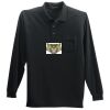 Long Sleeve Silk Touch Polo with Pocket Thumbnail