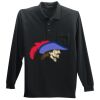 Long Sleeve Silk Touch Polo with Pocket Thumbnail