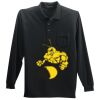Long Sleeve Silk Touch Polo with Pocket Thumbnail