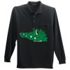 Long Sleeve Silk Touch Polo with Pocket Thumbnail