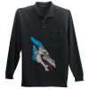 Long Sleeve Silk Touch Polo with Pocket Thumbnail