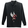 Long Sleeve Silk Touch Polo with Pocket Thumbnail