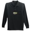 Long Sleeve Silk Touch Polo with Pocket Thumbnail