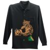 Long Sleeve Silk Touch Polo with Pocket Thumbnail