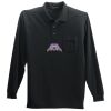 Long Sleeve Silk Touch Polo with Pocket Thumbnail