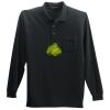 Long Sleeve Silk Touch Polo with Pocket Thumbnail