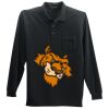 Long Sleeve Silk Touch Polo with Pocket Thumbnail