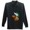 Long Sleeve Silk Touch Polo with Pocket Thumbnail