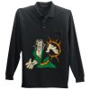 Long Sleeve Silk Touch Polo with Pocket Thumbnail