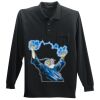 Long Sleeve Silk Touch Polo with Pocket Thumbnail