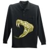 Long Sleeve Silk Touch Polo with Pocket Thumbnail
