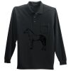 Long Sleeve Silk Touch Polo with Pocket Thumbnail