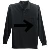 Long Sleeve Silk Touch Polo with Pocket Thumbnail