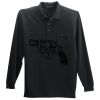Long Sleeve Silk Touch Polo with Pocket Thumbnail