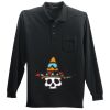 Long Sleeve Silk Touch Polo with Pocket Thumbnail