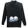 Long Sleeve Silk Touch Polo with Pocket Thumbnail