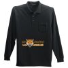 Long Sleeve Silk Touch Polo with Pocket Thumbnail