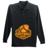 Long Sleeve Silk Touch Polo with Pocket Thumbnail