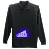 Long Sleeve Silk Touch Polo with Pocket Thumbnail