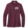 Women's Silk Touch Long Sleeve Polo Thumbnail
