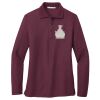 Women's Silk Touch Long Sleeve Polo Thumbnail