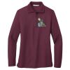 Women's Silk Touch Long Sleeve Polo Thumbnail