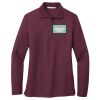 Women's Silk Touch Long Sleeve Polo Thumbnail