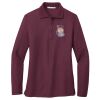 Women's Silk Touch Long Sleeve Polo Thumbnail