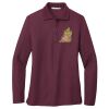 Women's Silk Touch Long Sleeve Polo Thumbnail