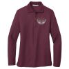 Women's Silk Touch Long Sleeve Polo Thumbnail