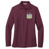 Women's Silk Touch Long Sleeve Polo Thumbnail