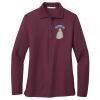 Women's Silk Touch Long Sleeve Polo Thumbnail